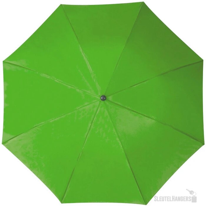 Opvouwbare paraplu met hoes Lichtgroen