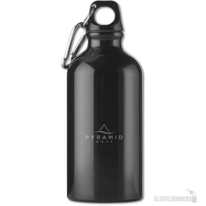 Gerecycled Aluminium Waterfles (500 Ml) Zwart