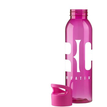 Kunststof Waterfles Met Schroefdop (650 Ml) Roze Kunststof Waterfles Met Schroefdop (650 Ml) Roze
