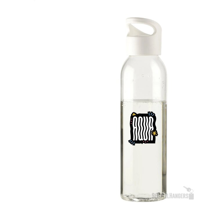 Kunststof Waterfles Met Schroefdop (650 Ml) Wit