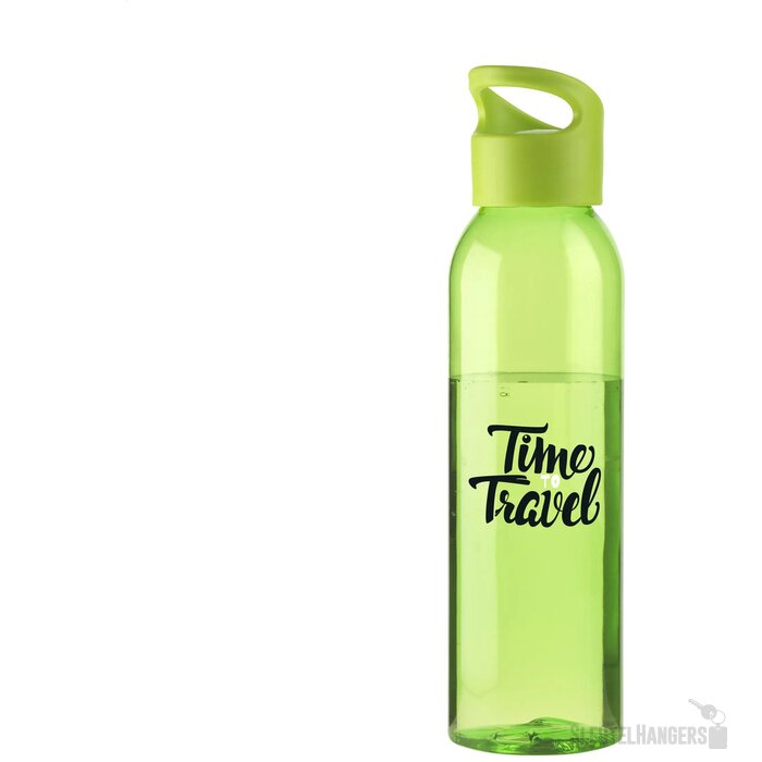 Kunststof Waterfles Met Schroefdop (650 Ml) Groen