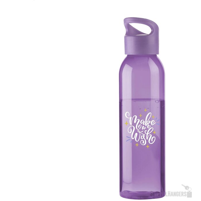 Kunststof Waterfles Met Schroefdop (650 Ml) Paars
