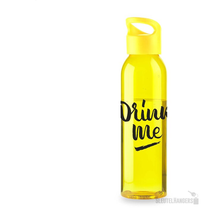 Kunststof Waterfles Met Schroefdop (650 Ml) Geel