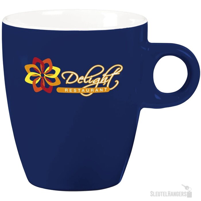 Koffiekopje Wit/Blauw