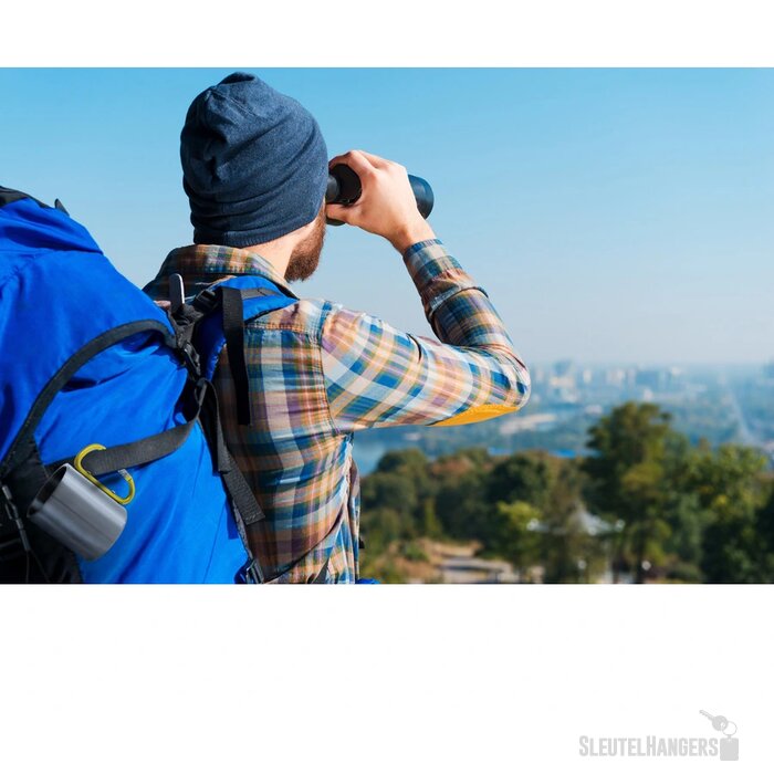 Metalen Mok Met Karabijnhaak Geel
