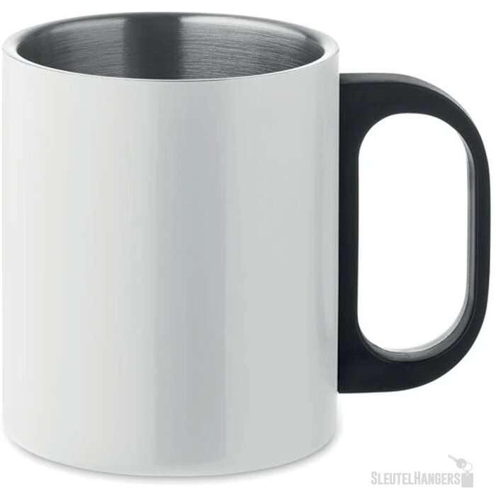 Dubbelwandige mok Wit