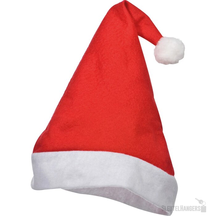 Vilten kerstmuts Rood