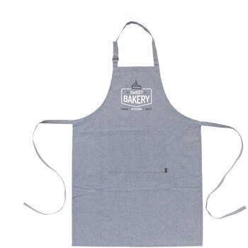 Eco Schort Van Gemêleerd Katoen Blauw