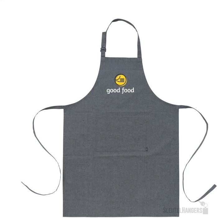 Eco Schort Van Gemêleerd Katoen Donkergrijs