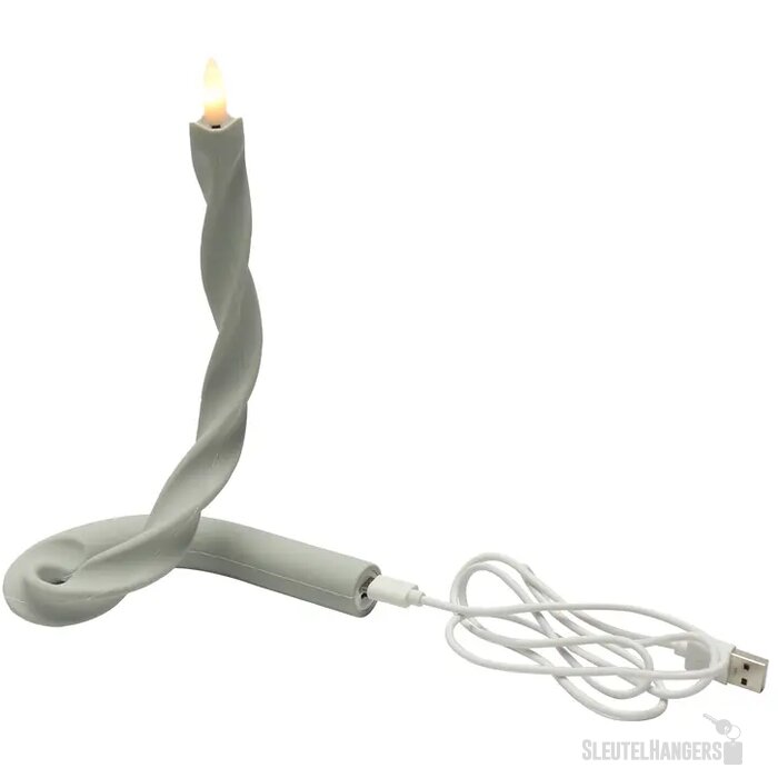 Flexibele LED Kaars Grijs