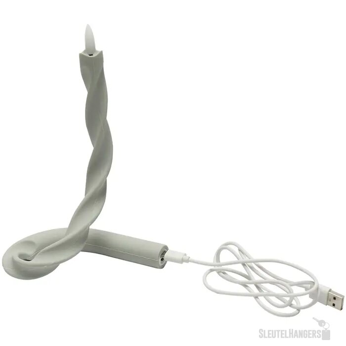 Flexibele LED Kaars Grijs