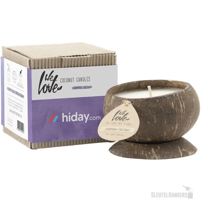 We Love The Planet Coconut Candle Kaars Rood