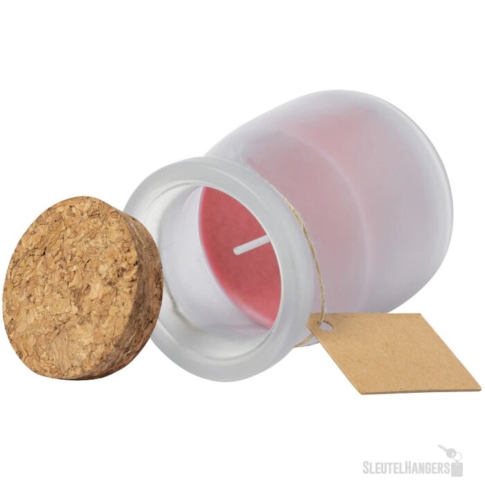 Geurkaars In Elegant Potje Rood