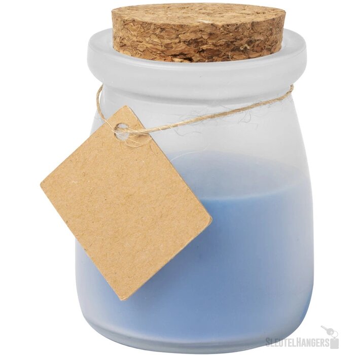 Geurkaars In Elegant Potje Blauw