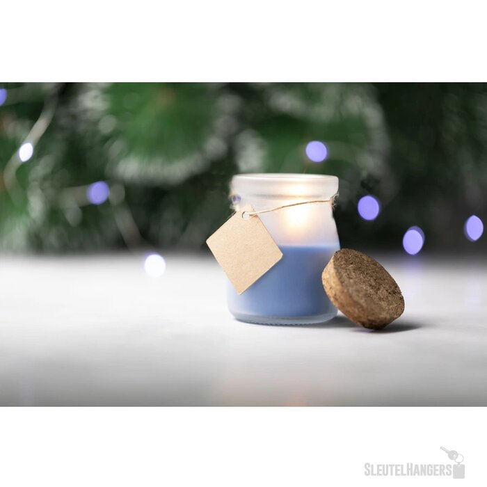 Geurkaars In Elegant Potje Blauw