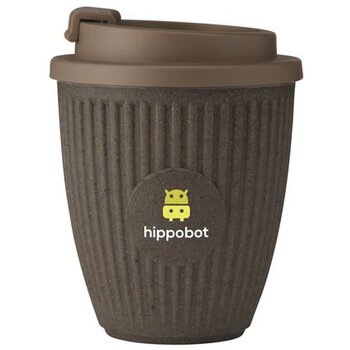 Composteerbare Koffiebeker To Go (250 Ml) Bruin Composteerbare Koffiebeker To Go (250 Ml) Bruin