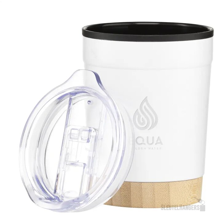 Gerecycled Rvs Koffie To Go Beker (350 Ml) Wit