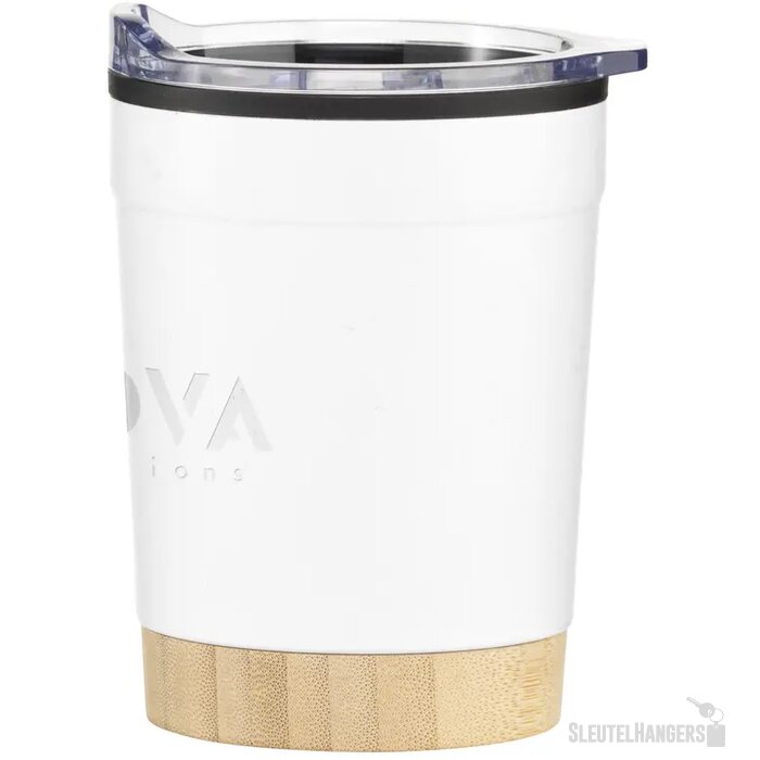 Gerecycled Rvs Koffie To Go Beker (350 Ml) Wit