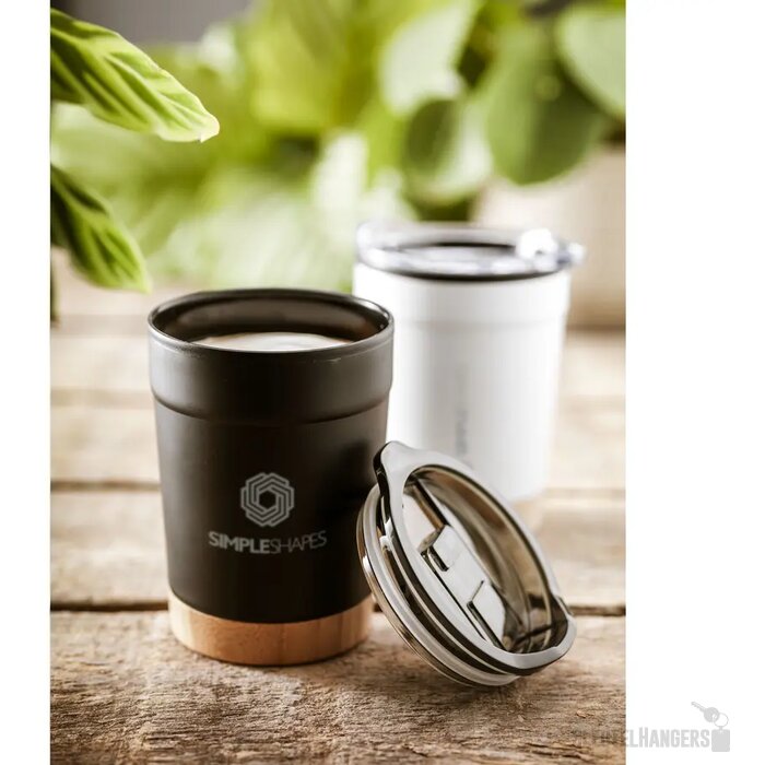 Gerecycled Rvs Koffie To Go Beker (350 Ml) Wit