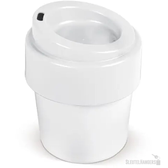 Goedkope koffiebeker to go (240 ml) Wit