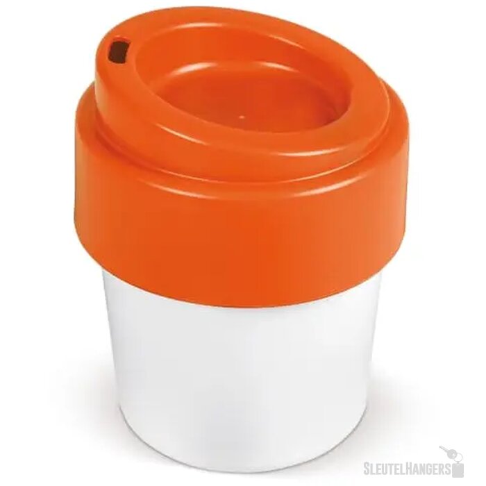 Goedkope koffiebeker to go (240 ml) Oranje
