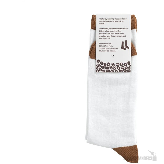 Sokken Van Koffiedik Wit