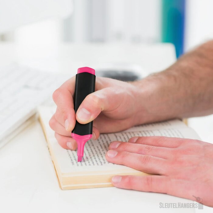 Goedkope tekstmarker Roze