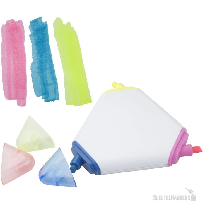 Driehoek Highlighter Wit