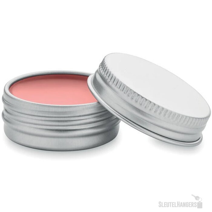 Vegan lippenbalsem in blikje Roze
