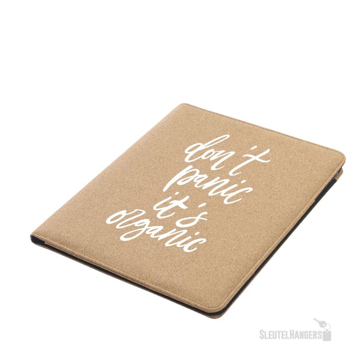 Eco Schrijfmap Met Kurk Touch (A4) Bruin