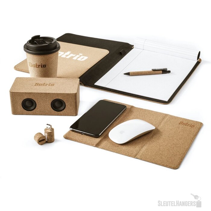 Eco Schrijfmap Met Kurk Touch (A4) Bruin