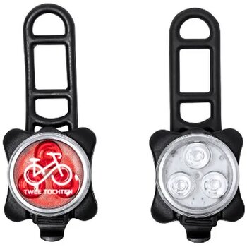 Usb Oplaadbare Fietslampjes Zwart