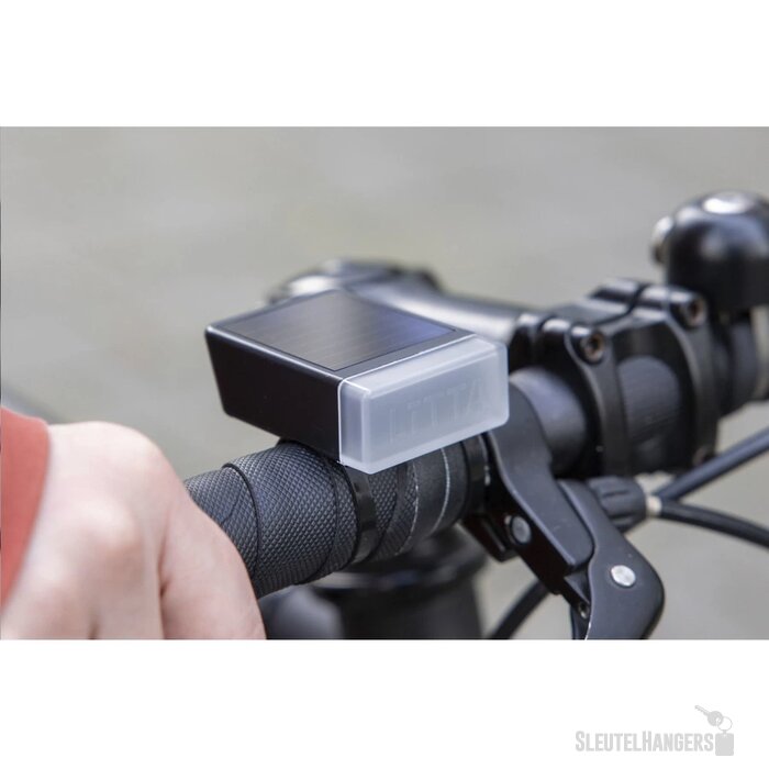 Solar Fietslampen Op Zonne-Energie Zwart