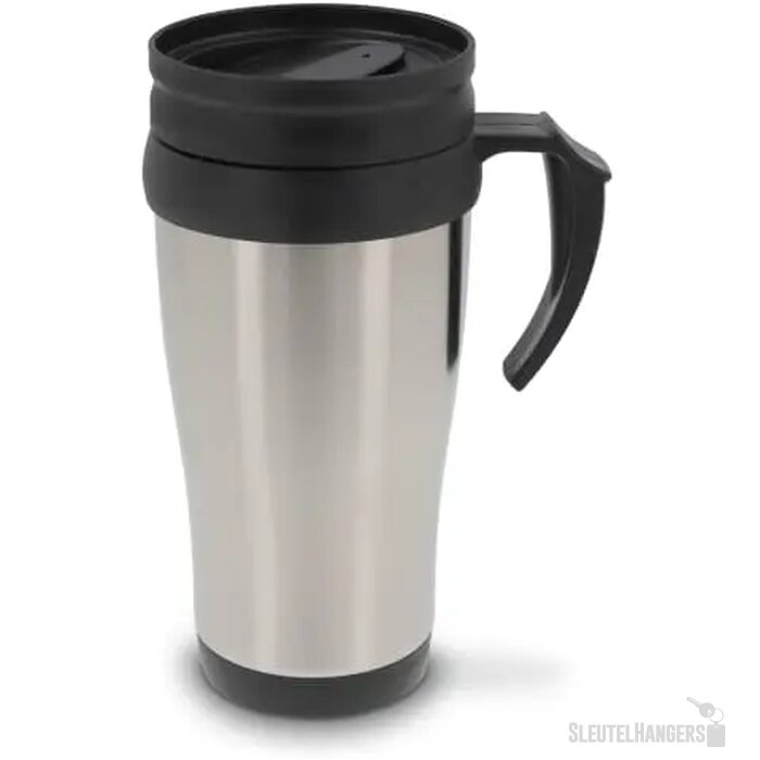 Auto thermosbeker (350 ml) Zilver