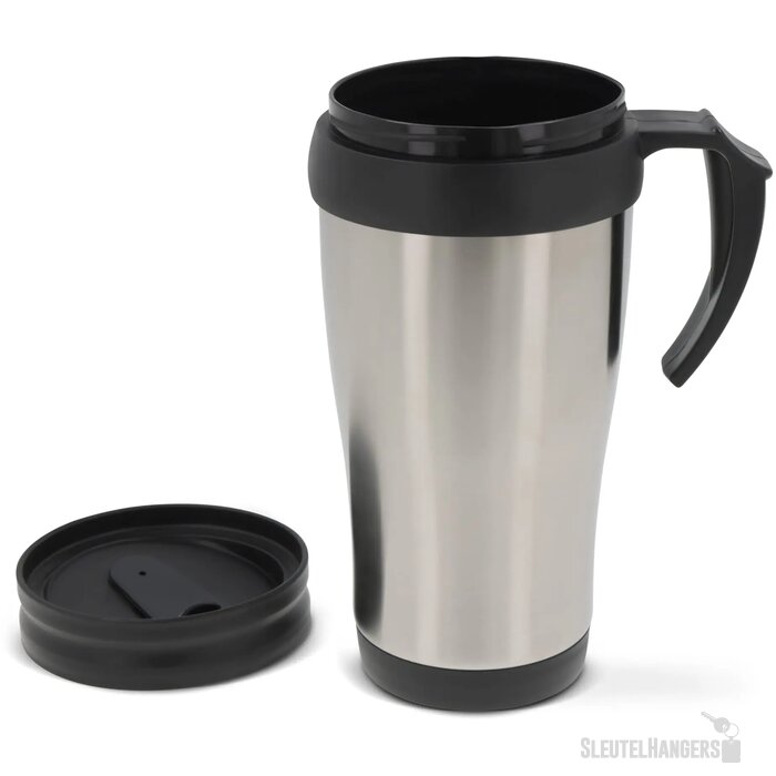 Auto thermosbeker (350 ml) Zilver