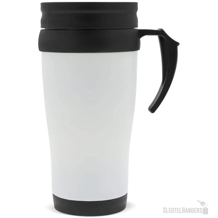 Auto thermosbeker (350 ml) Wit