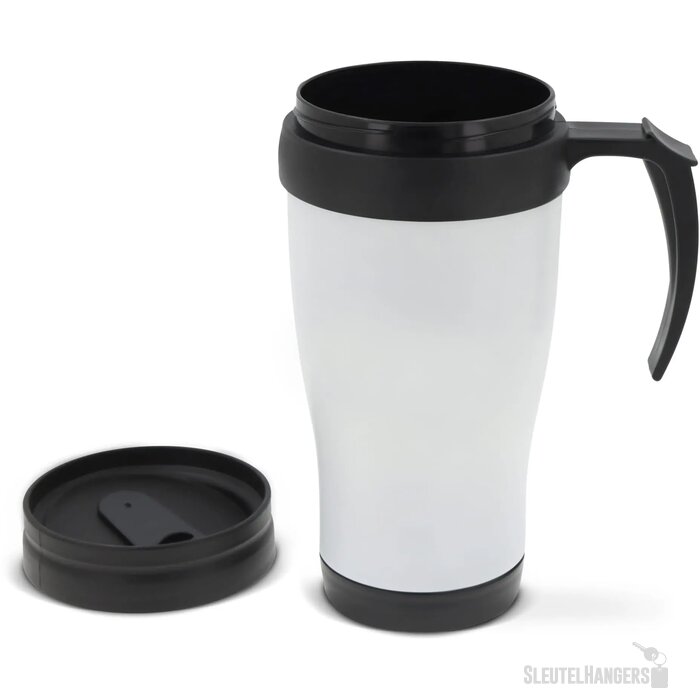 Auto thermosbeker (350 ml) Wit