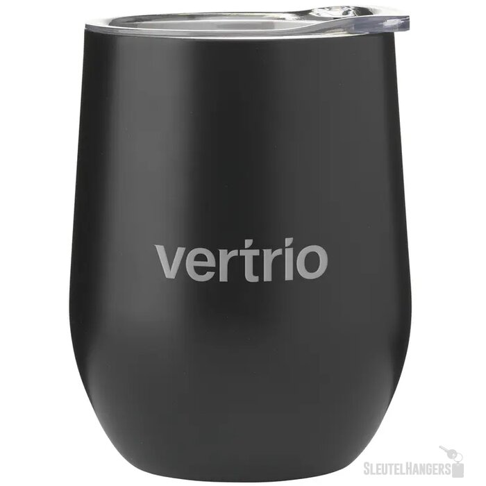 Gerecyclede Rvs Thermosbeker (350 Ml) Zwart