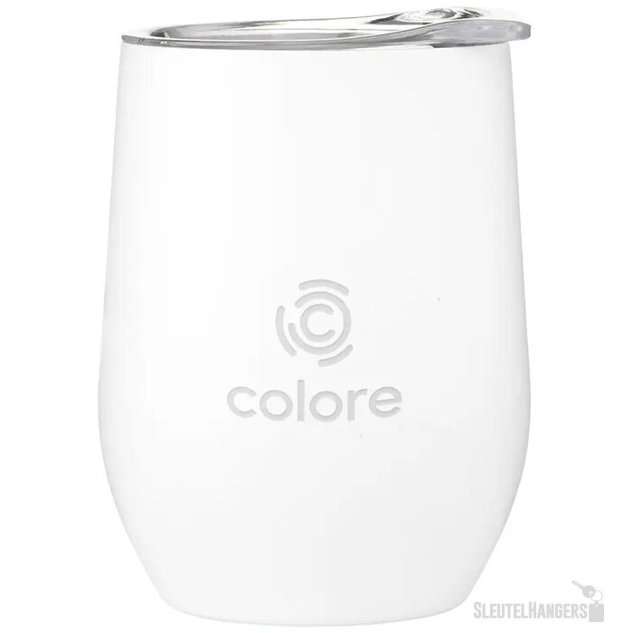 Gerecyclede Rvs Thermosbeker (350 Ml) Wit