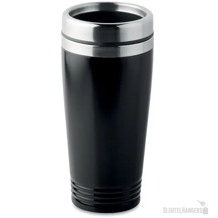 Geïsoleerde reisbeker (400 ml) Zwart 400 ml