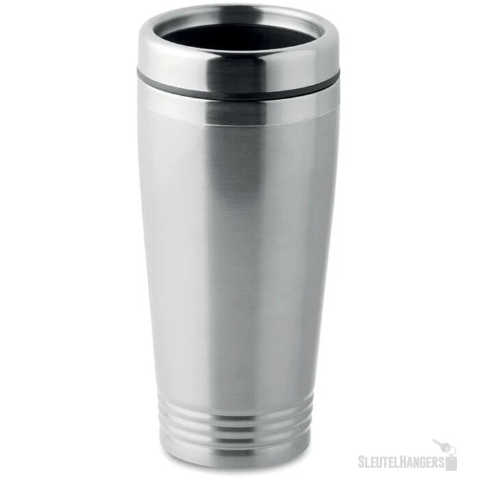 Geïsoleerde reisbeker (400 ml) Zilver