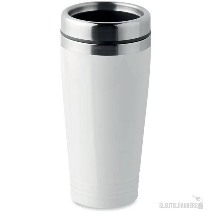 Geïsoleerde reisbeker (400 ml) Wit 400 ml