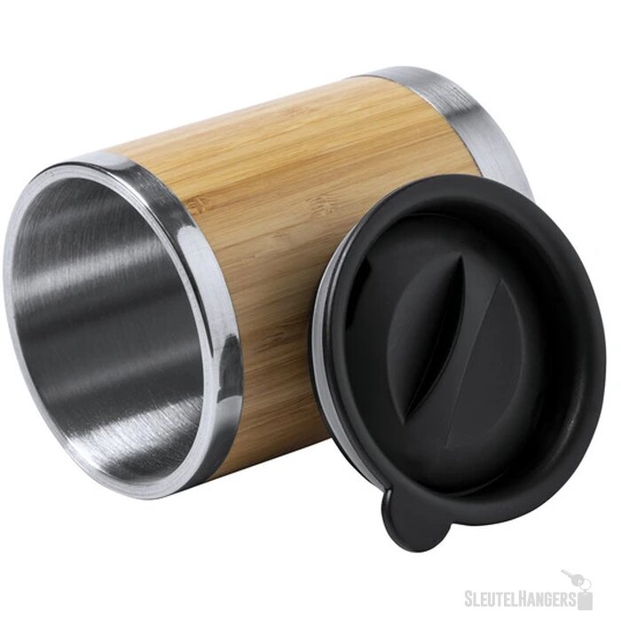 Duurzame thermosbeker (300 ml) Naturel