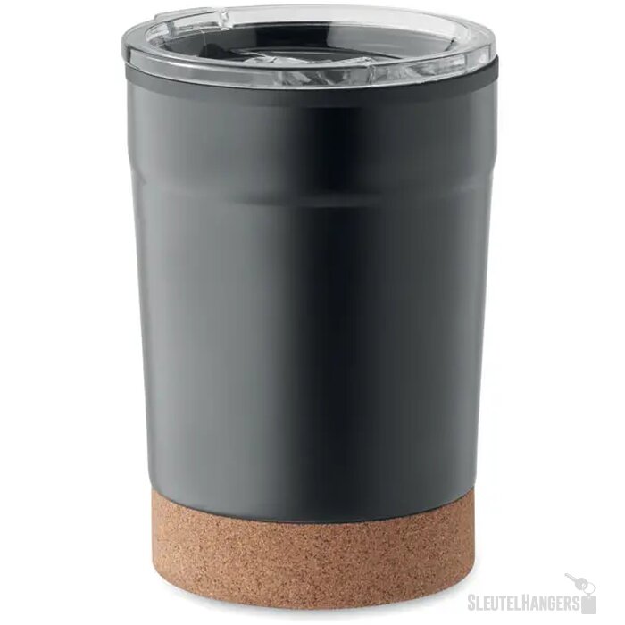Dubbelwandige travel mug (300 ml) Zwart