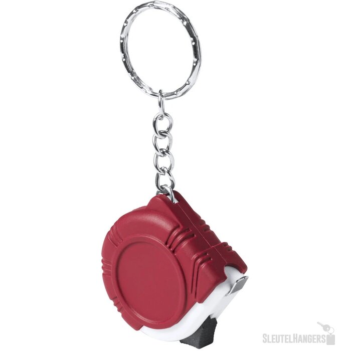 Mini Rolmaat Met Sleutelhanger Rood