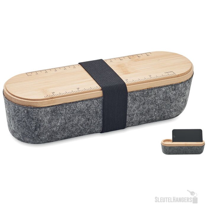 Pennendoos met deksel Bruin