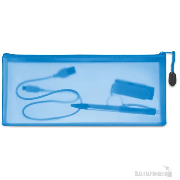 Doorzichtige etui Blauw