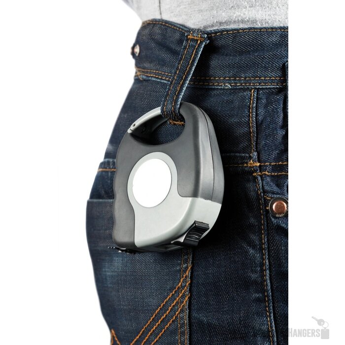 Karabijn rolmaat grijs, zwart