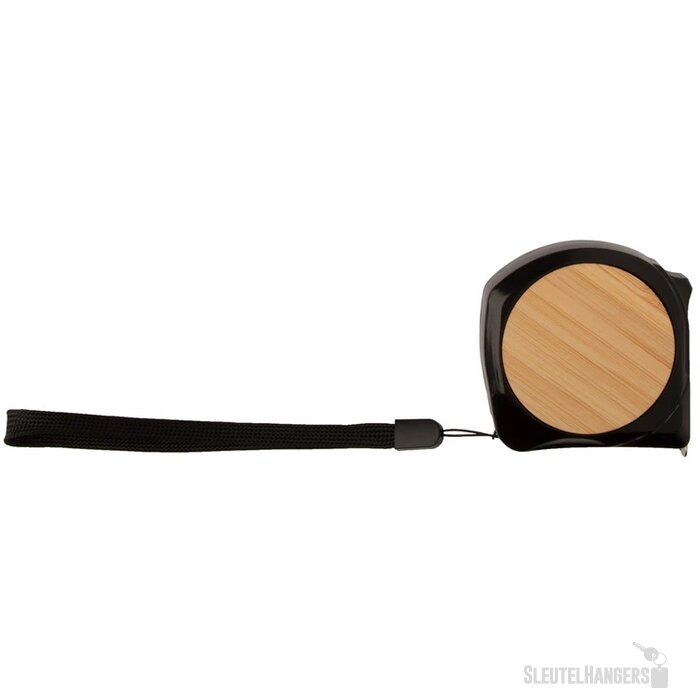 5M Rolmaat Met Bamboe Afwerking Zwart