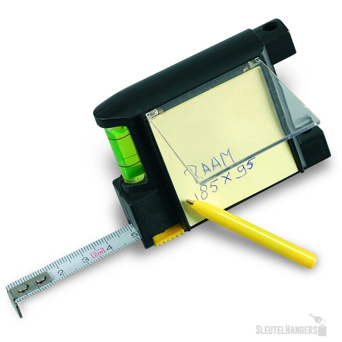 Rolmaat met extra functies Zwart